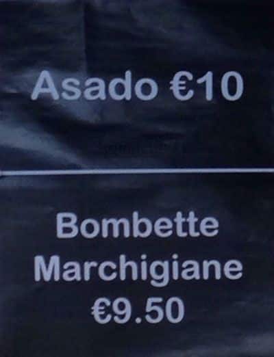 Menu di Ape Panella 