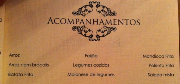 Templo Burger cardápio