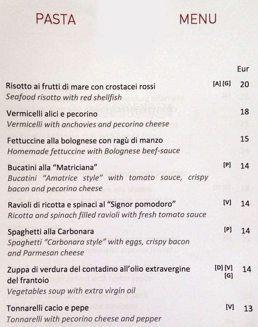 Menu di Time Restaurant & Wine Bar 