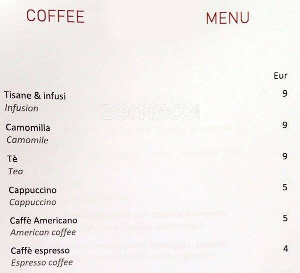 Menu di Time Restaurant & Wine Bar 