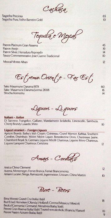 Menu di Time Restaurant & Wine Bar 