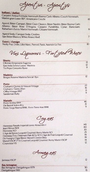 Menu di Time Restaurant & Wine Bar 