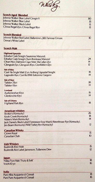 Menu di Time Restaurant & Wine Bar 