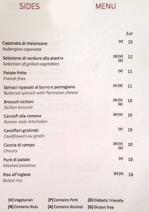 Menu di Time Restaurant & Wine Bar 