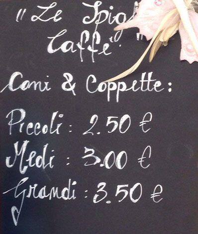 Menu di Le Spighe Alla Scala 
