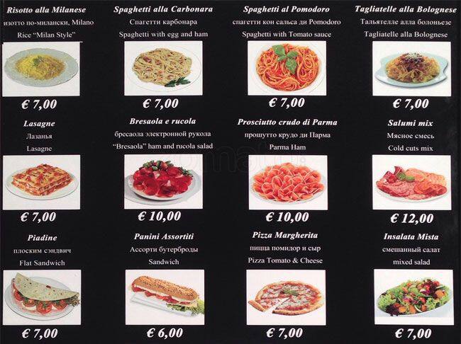 Menu di Le Spighe Alla Scala 