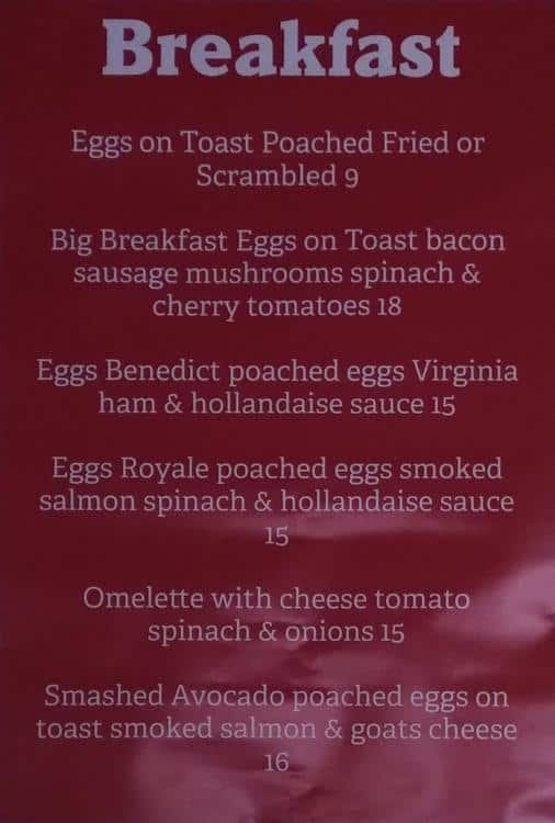 Menu at Brother Dough pizzeria, Carlton