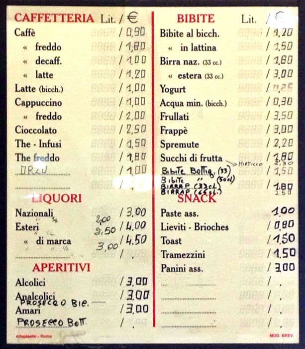 Menu di I Dolcissimi (cornettti anche vegani) 