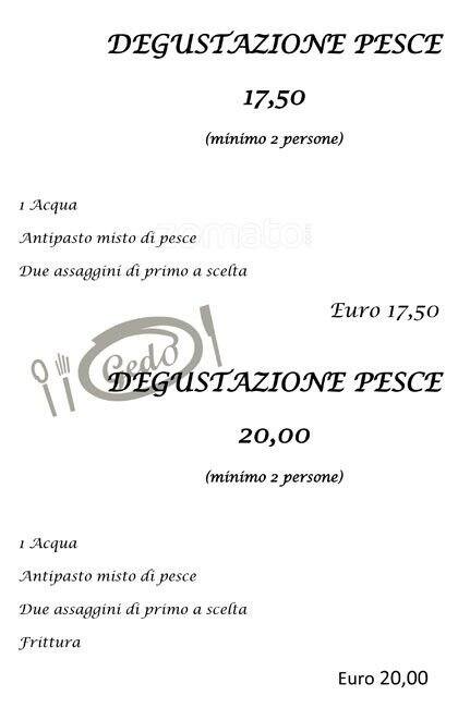 Menu di Gedo 