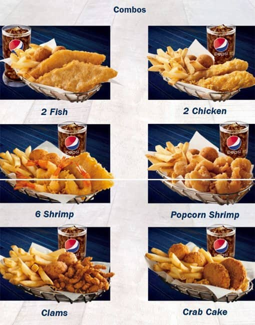 Menu at Long John Silver's KFC (G135633) fast food, Buda