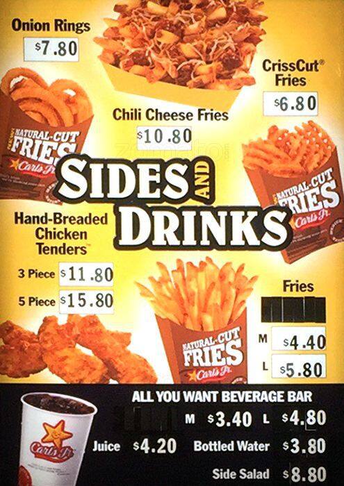 Carta de Carl's Jr.