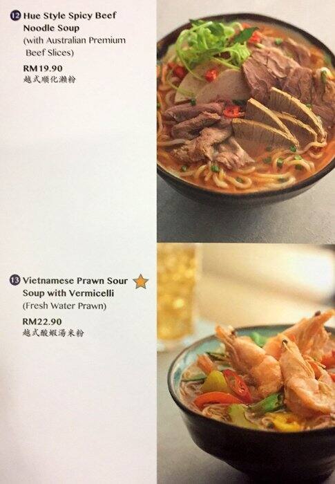 Pho Vietz Restaurant Menu Menu For Pho Vietz Restaurant Damansara Jaya Selangor