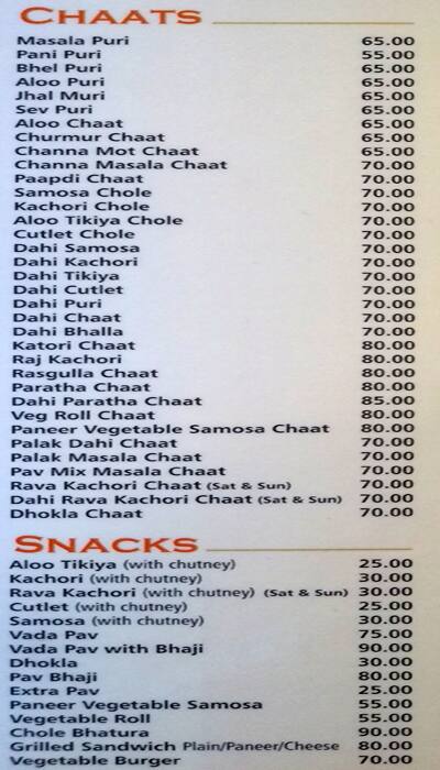 Sri Venkateshwara Sweet-Meat Stall menu