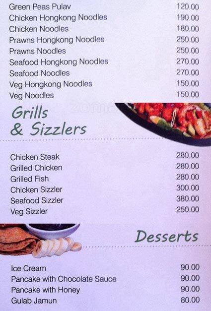 De Lettuce menu