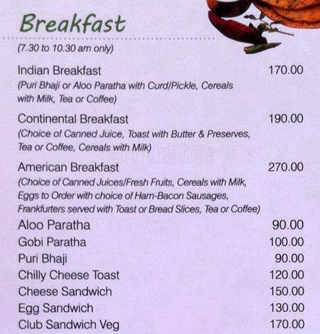 De Lettuce menu