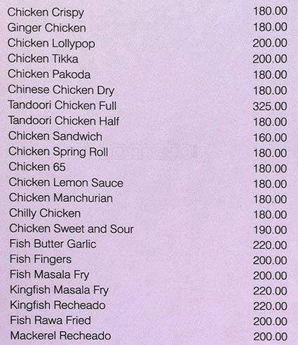 De Lettuce menu