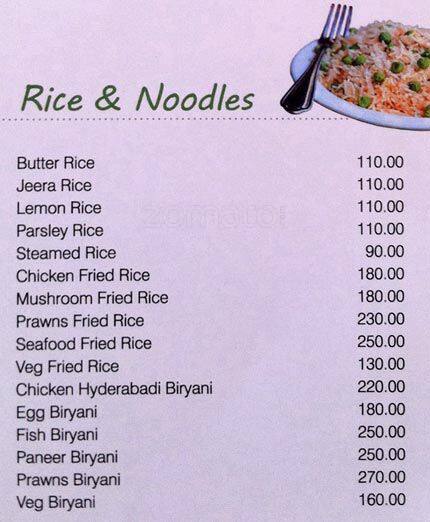 De Lettuce menu