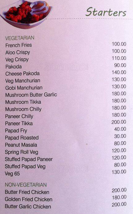 De Lettuce menu