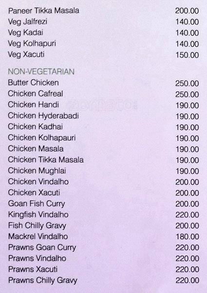 De Lettuce menu