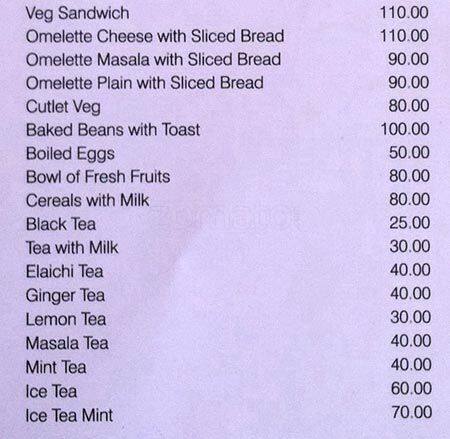 De Lettuce menu