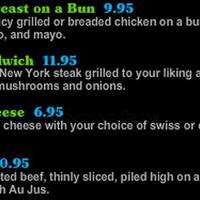 The Players Bench Sports Bar Grill Menu