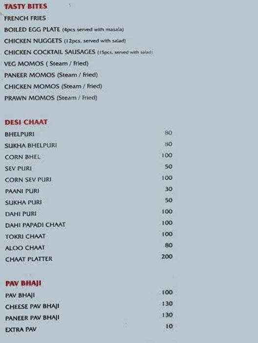 Marlin Food Court menu