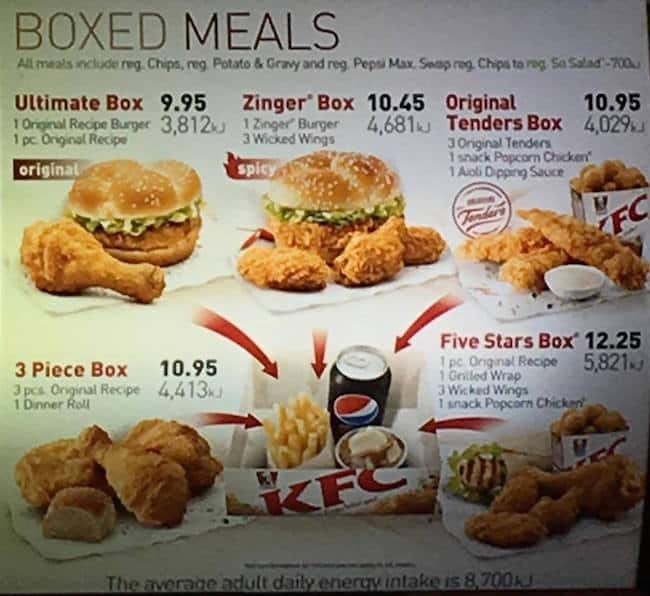 Ultimate Box Kfc Zinger Box