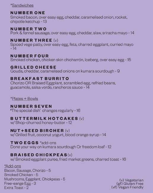 Ceremony Menu, Menu for Ceremony, Grafton, Auckland Menumania/Zomato