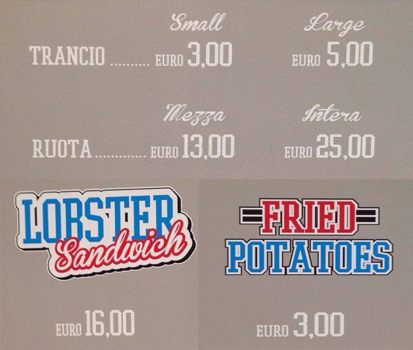 Menu di Belushi 