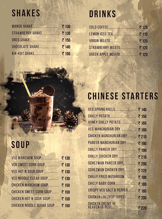 Desi Handi menu