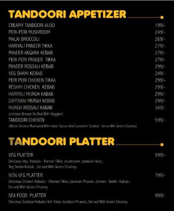 Menu at Swag Bar & Grill, Pune