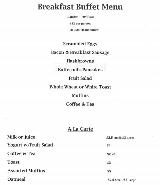 Ainsworth Hot Springs Resort Restaurant Menu Urbanspoon/Zomato