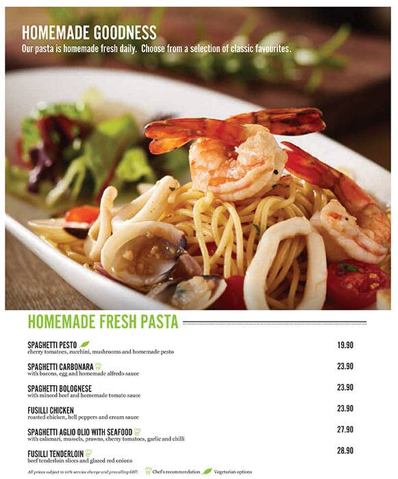 Marche Movenpick メニュー