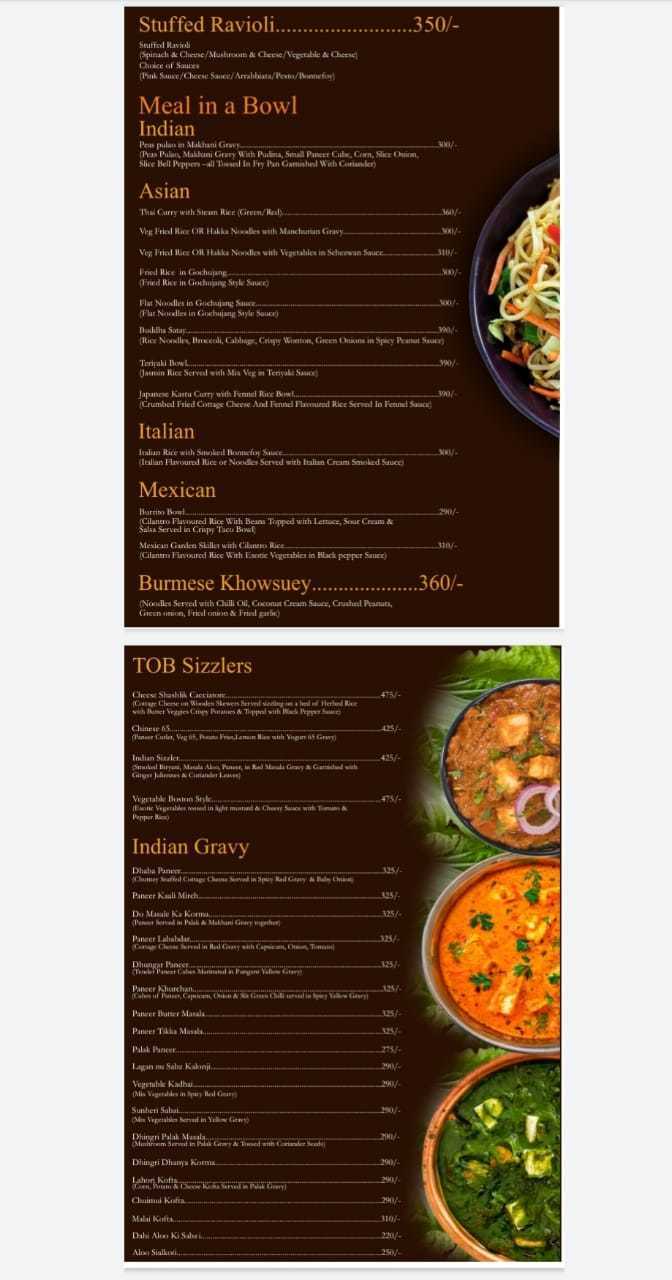 Menu at Taste Of Bhagwati, Surat, Ground Floor