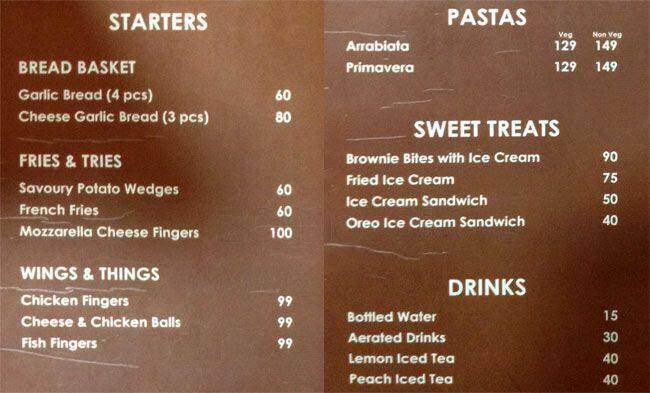 Long Live Pizza menu