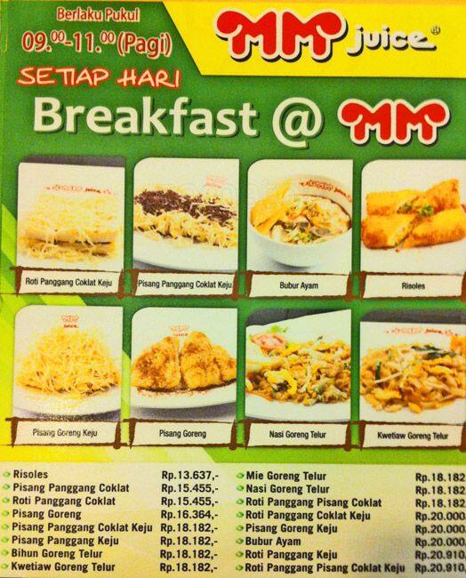 MM Juice Express Menu, Menu for MM Juice Express, Pinang, Tangerang