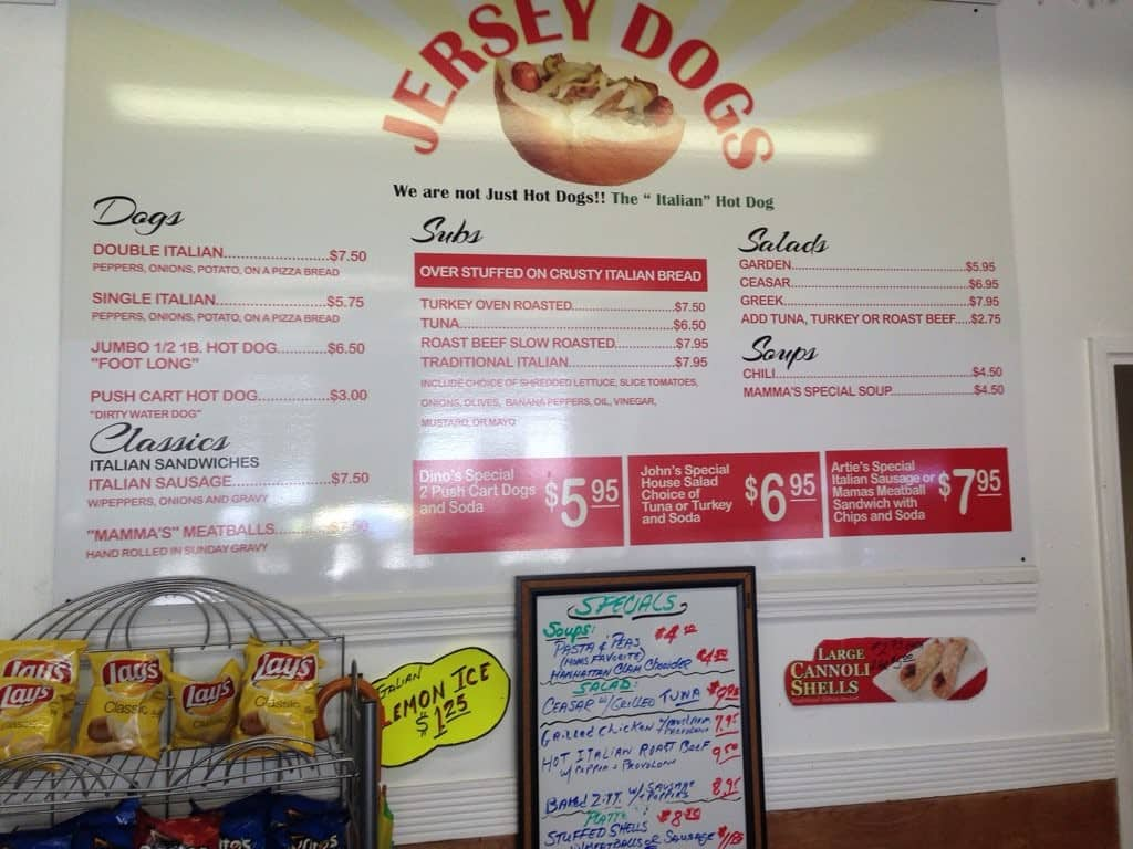 Jersey Dogs Menu, Menu for Jersey Dogs, Pompano Beach, Miami - Urbanspoon/Zomato