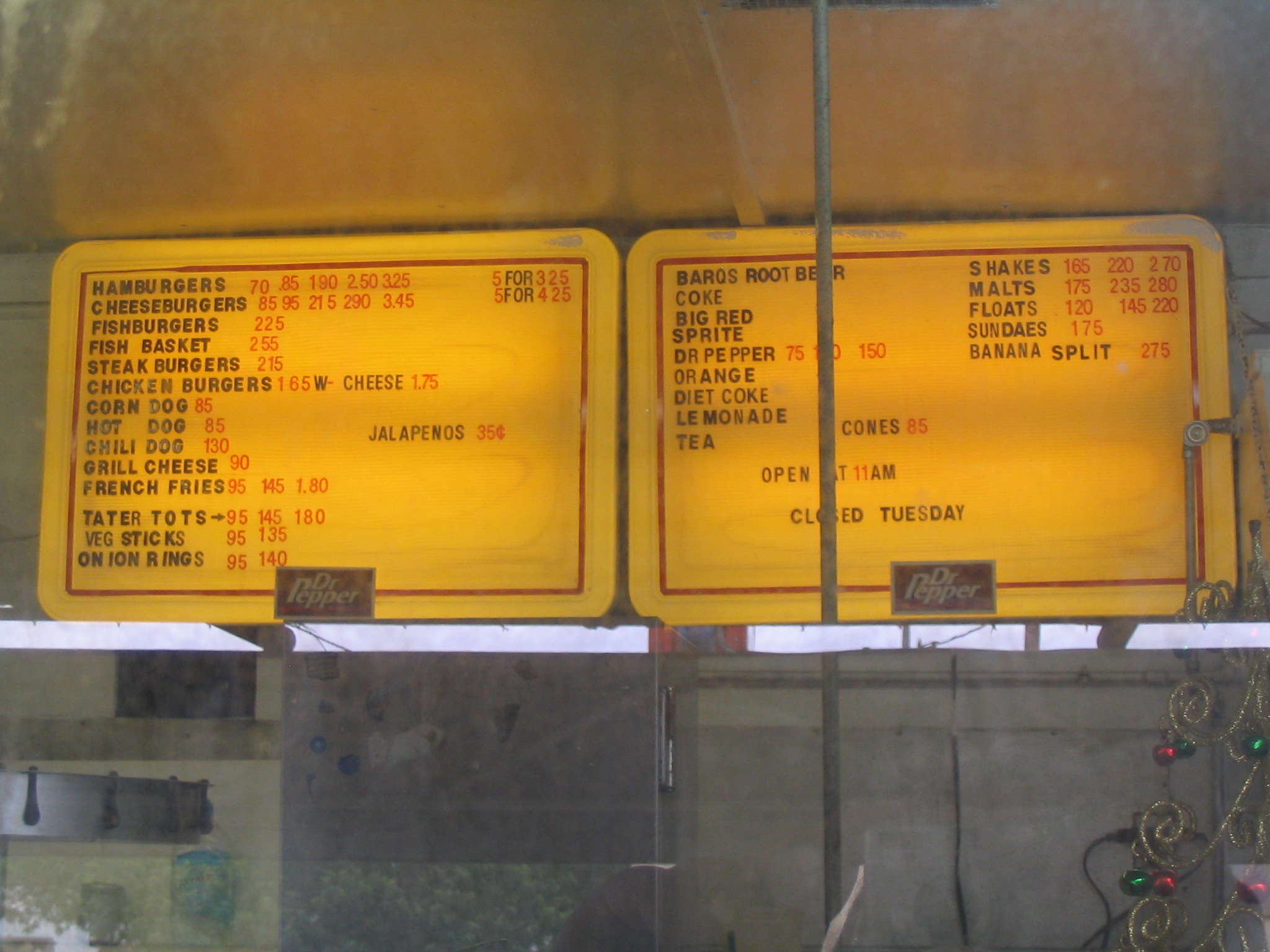 Floyd's Dairy Bar Menu, Menu for Floyd's Dairy Bar, East Side, San