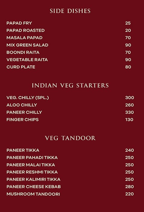 Menu of Welcome Restaurant, Old Panvel, Navi Mumbai