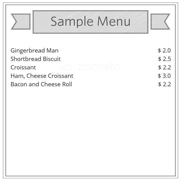 Charlie and Lisa Bakery Menu, Menu for Charlie and Lisa Bakery, Shailer