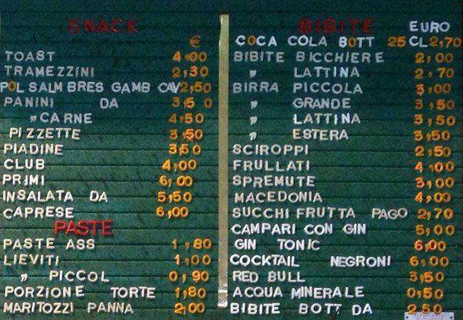 Menu di Gepy Bar 