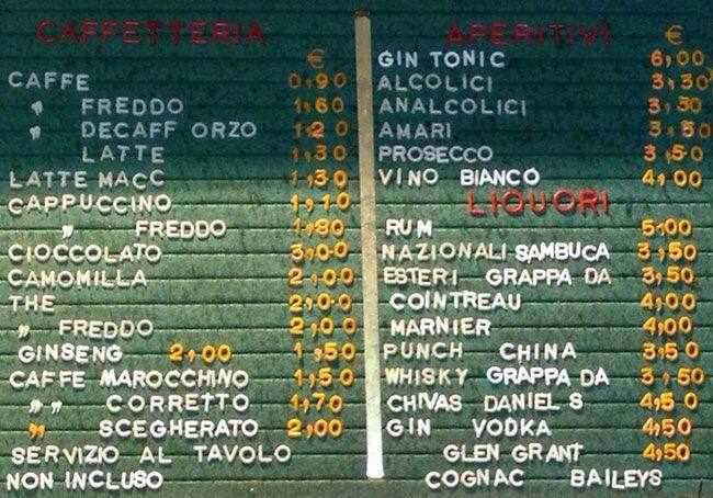 Menu di Gepy Bar 