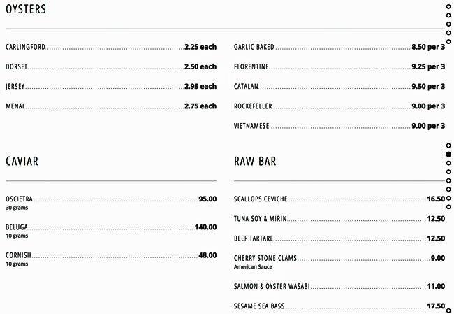 Bentley S Grill Menu Menu For Bentley S Grill Mayfair