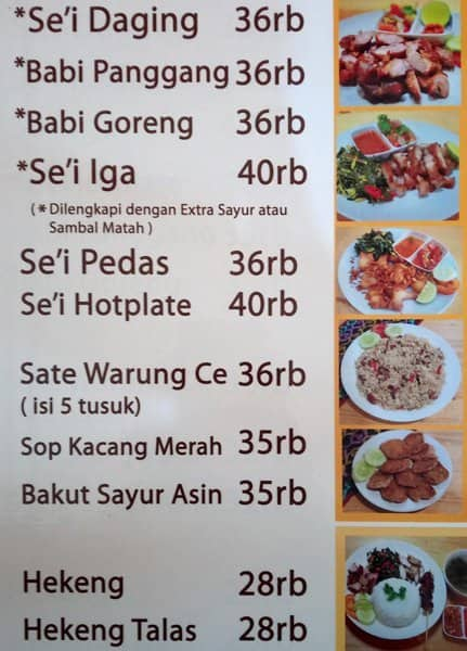 Warung Ce Menu, Menu for Warung Ce, Cengkareng, Jakarta - Zomato Indonesia