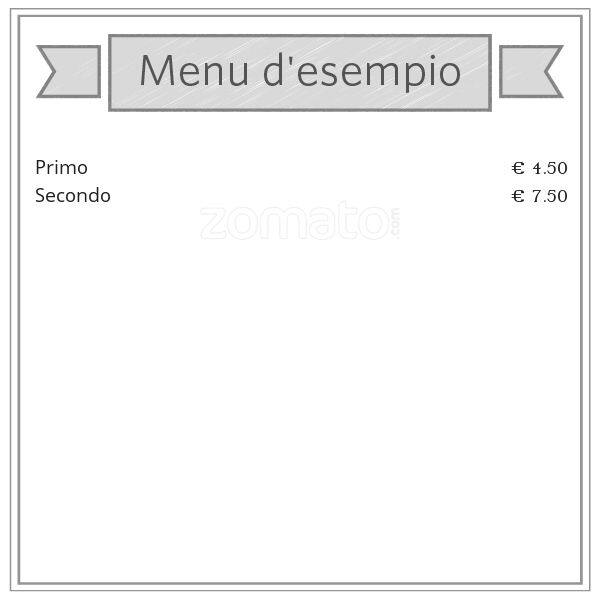 Menu di Mister Bar 