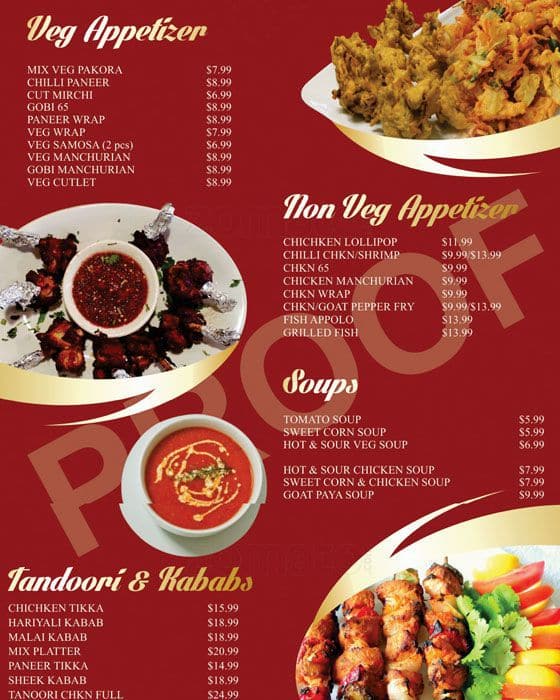 Menu at Astoria Biryani House restaurant, Irving, W Rochelle Rd