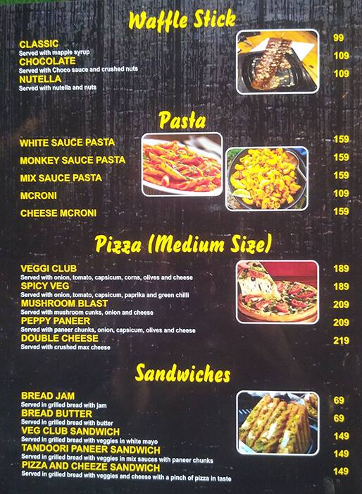 Menu at Waffle Jack, Ghaziabad
