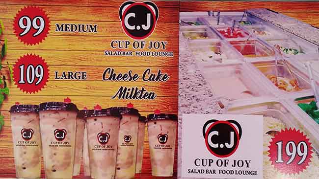 Cup Of Joy Menu Menu For Cup Of Joy Don Bosco Paranaque City