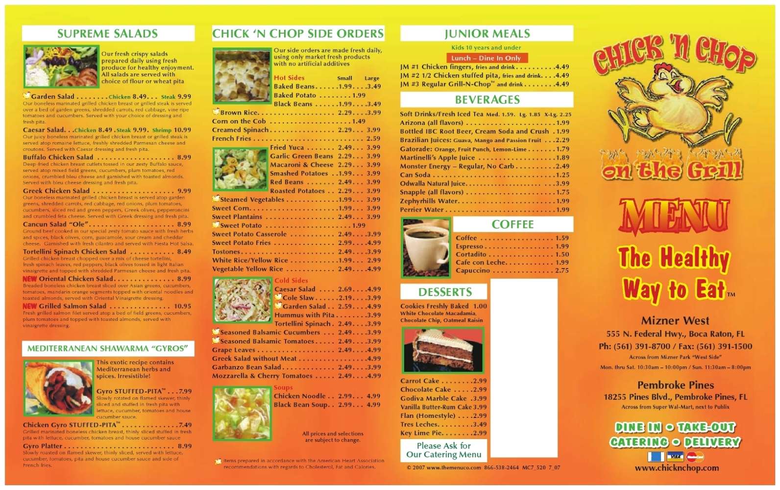 Chick 'N Chop On The Grill Menu Urbanspoon/Zomato