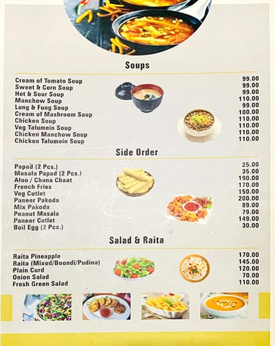 Menu of Spice Affair Restaurant, Ganga Nagar, Meerut